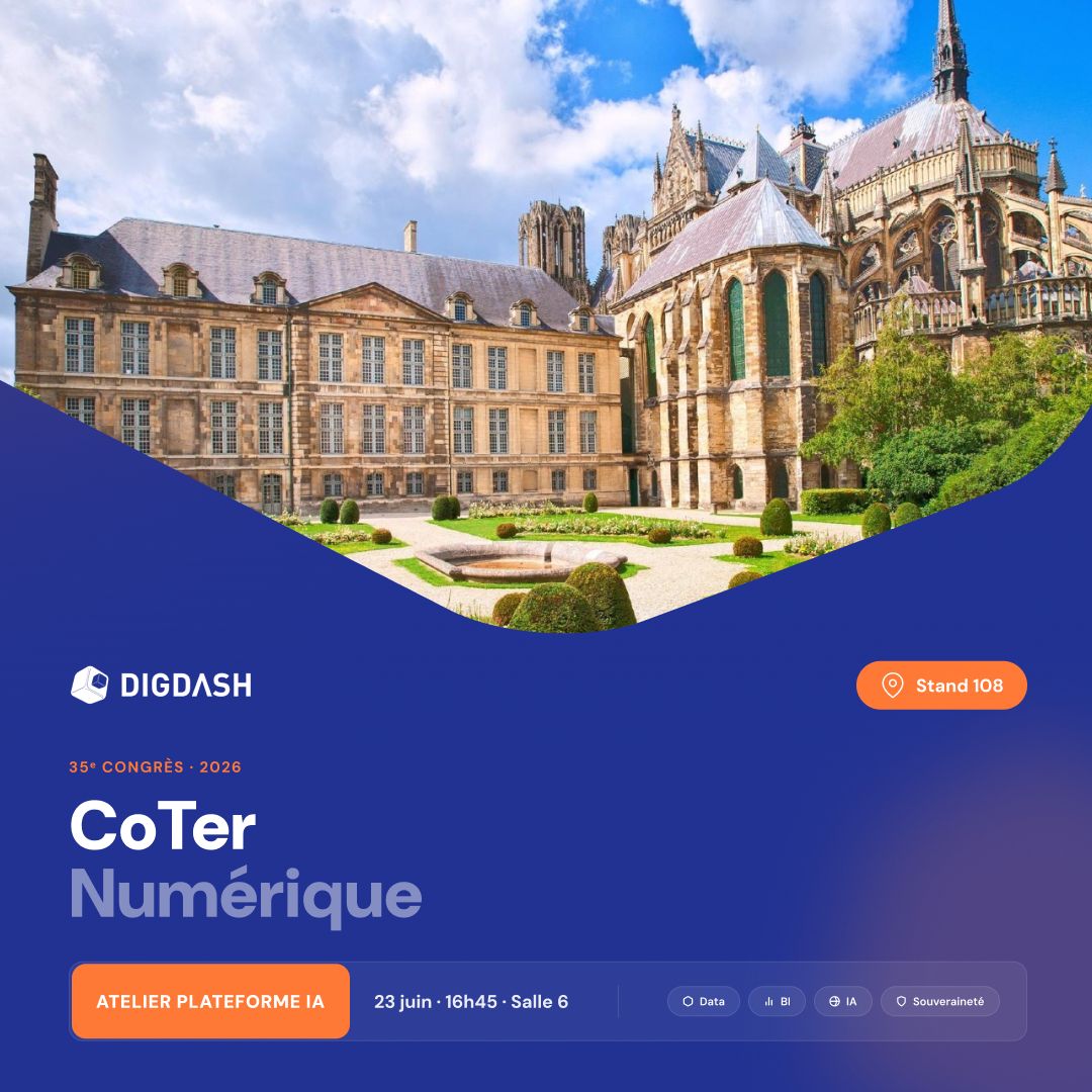 Ecosystème souverain combinant data, BI et IA – DIGDASH