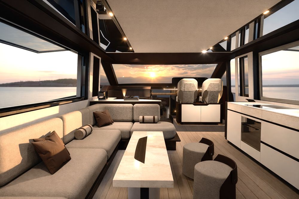 The New Astor 68 : connection, flexibility and transparency – BELLINI YACHT SRL
