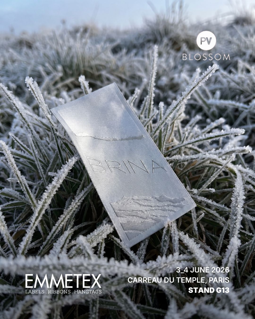 BRINA: The Quiet Frost of Textile Innovation – EMMETEX ETICHETTIFICIO