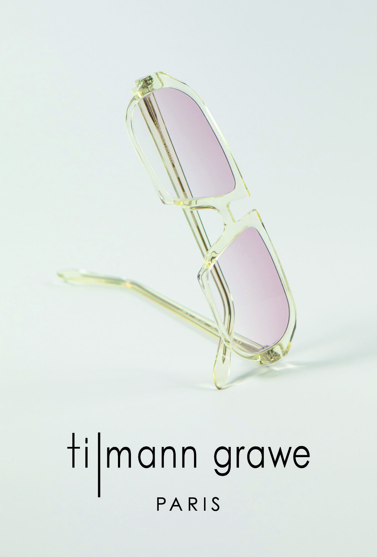 Lunettes de luxe en corne de buffle, bois ou or, série limitée Champagne – Exposant