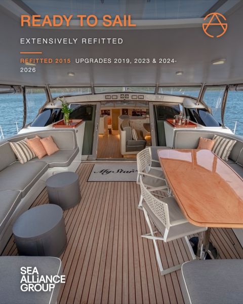 My Star, voilier 35 mètres Dubois et Alloy Yachts à vendre au brokerage – Sea Alliance Group