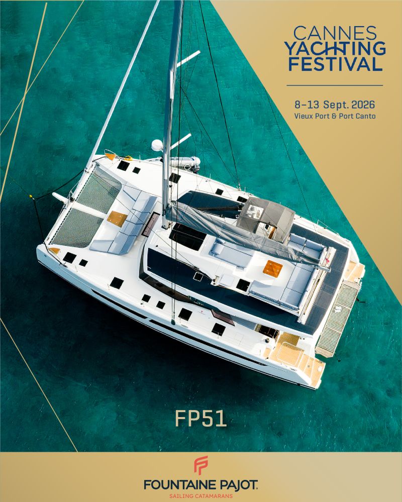 Catamaran voile Fountaine Pajot FP51 présenté au Cannes Yachting Festival – INTERYACHTING