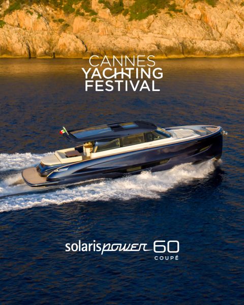 Solaris Power à Cannes : quatre yachts 44, 52 et 60 Open et Coupé à quai – Solaris Power Yachts