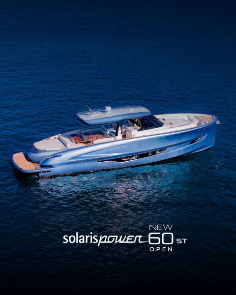 Solaris Power à Cannes : quatre yachts 44, 52 et 60 Open et Coupé à quai – Solaris Power Yachts