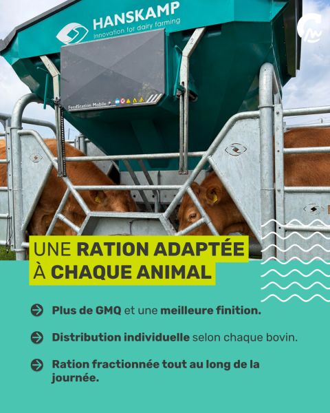 DAC Mobile : automatiser la distribution des concentrés pour réduire les astreintes – HANSKAMP AGROTECH