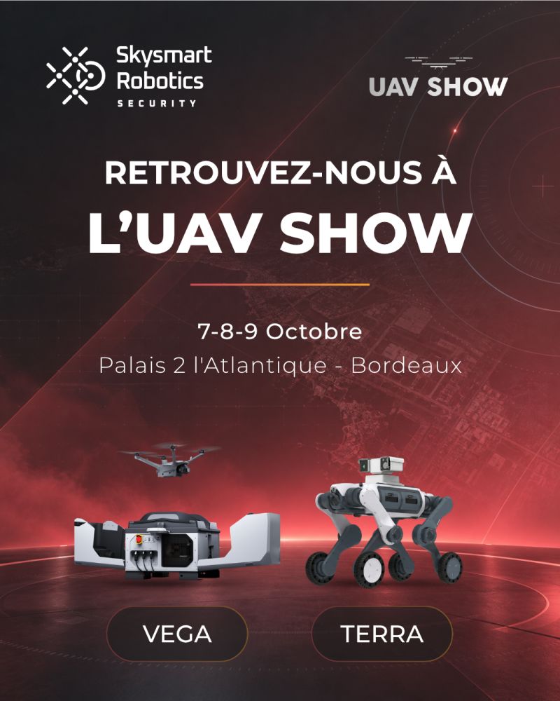TERRA et VEGA : robot quadrupède et drone automatiques pour la surveillance de sites sensibles – SKYSMART ROBOTICS