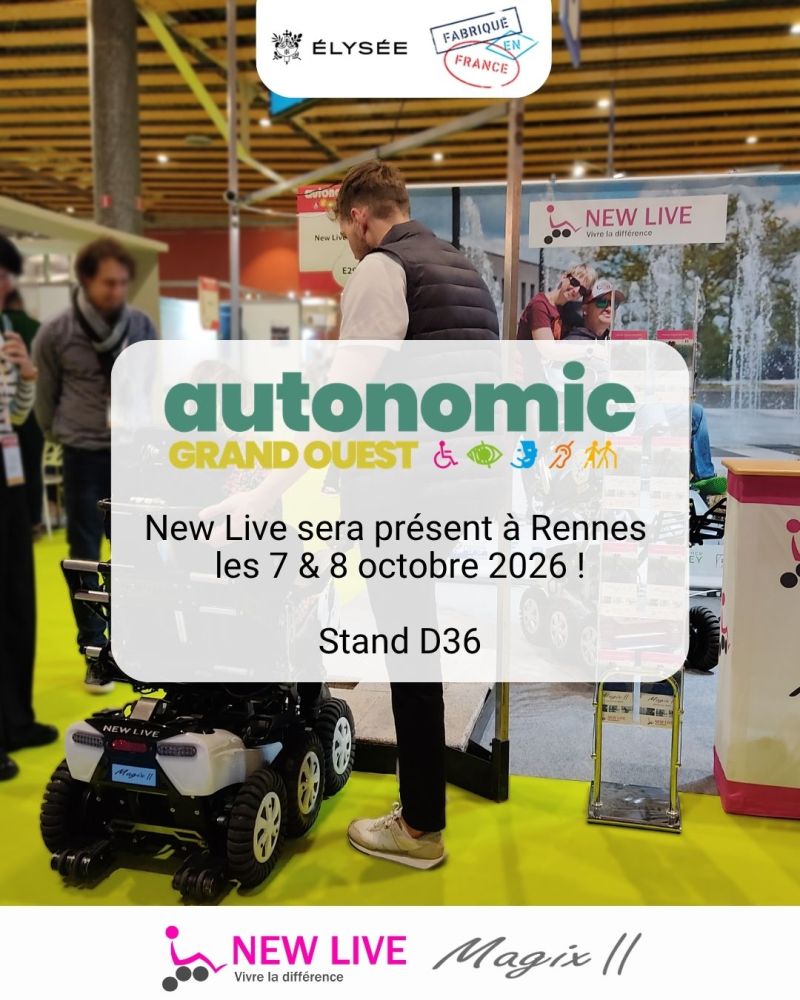 Magix II, fauteuil roulant électrique 6 roues motrices tout-chemin à essayer – NEW LIVE