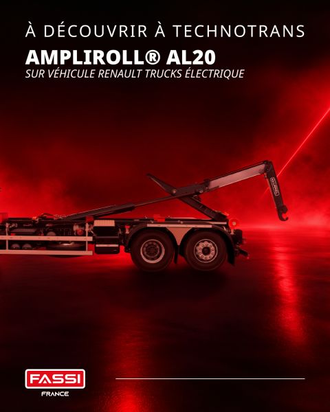Ampliroll Marrel AL20 Pro sur Renault Trucks électrique – FASSI FRANCE
