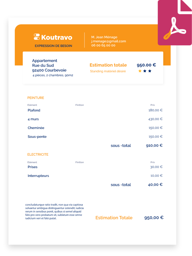 Estimation travaux intégrée par API aux CRM immobiliers – Koutravo