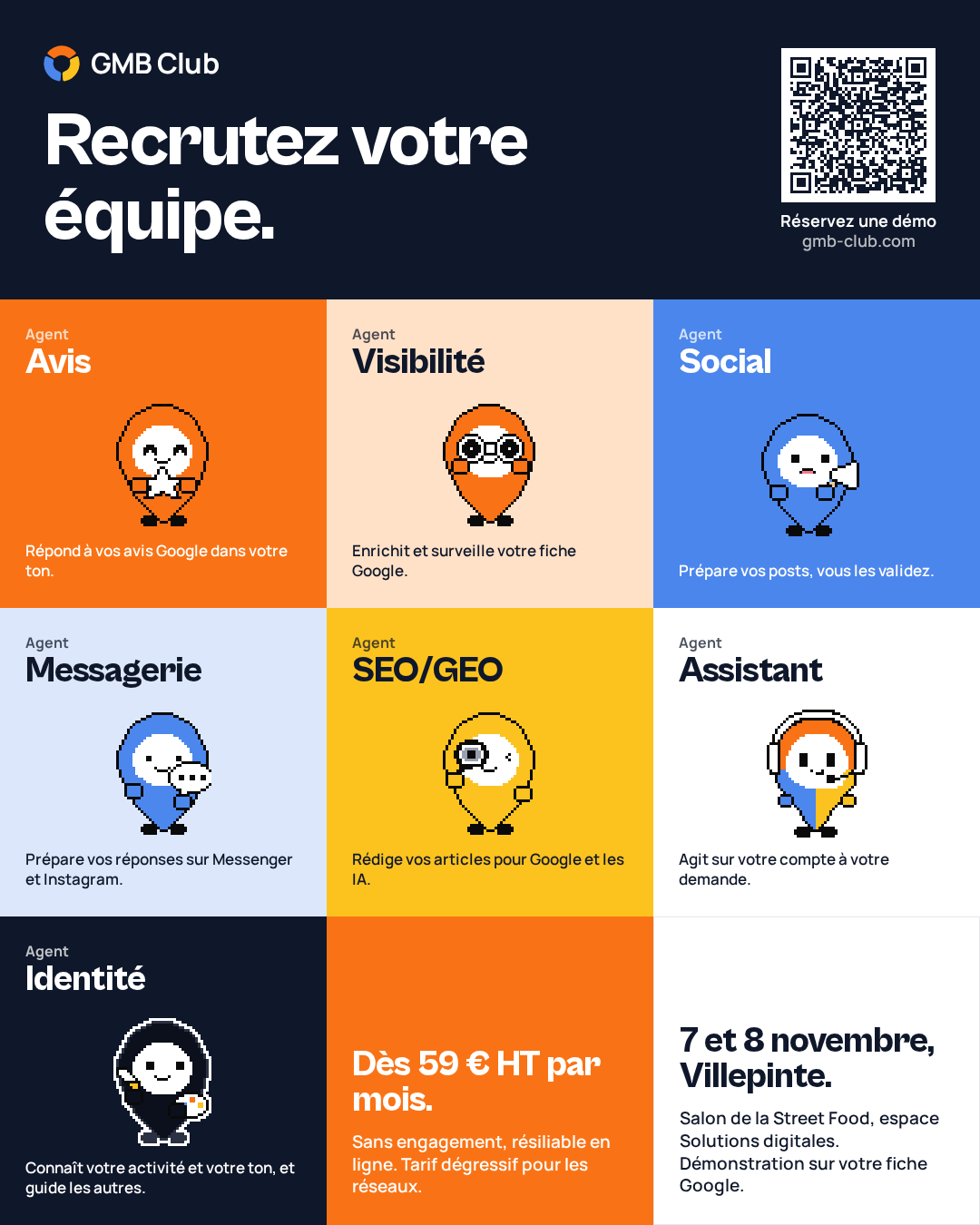 Des agents IA qui répondent aux avis, publient et rédigent pour vous – GMB CLUB