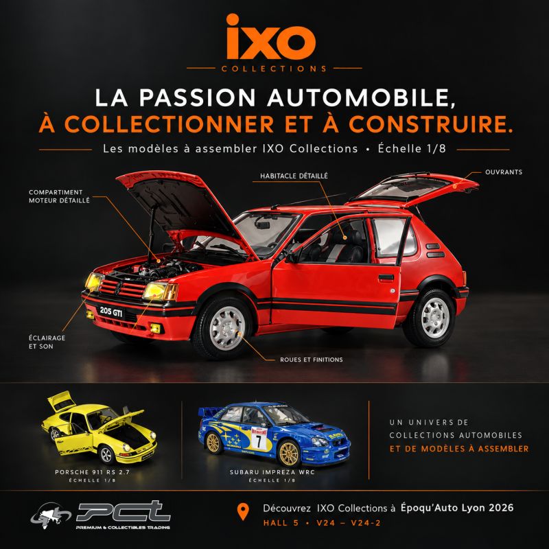 Modèles réduits montés ou Full Kits 1/8 IXO Collections – Premium & Collectibles Trading