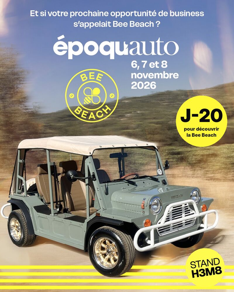 Voiture électrique look sixties à distribuer en France – Bee Beach
