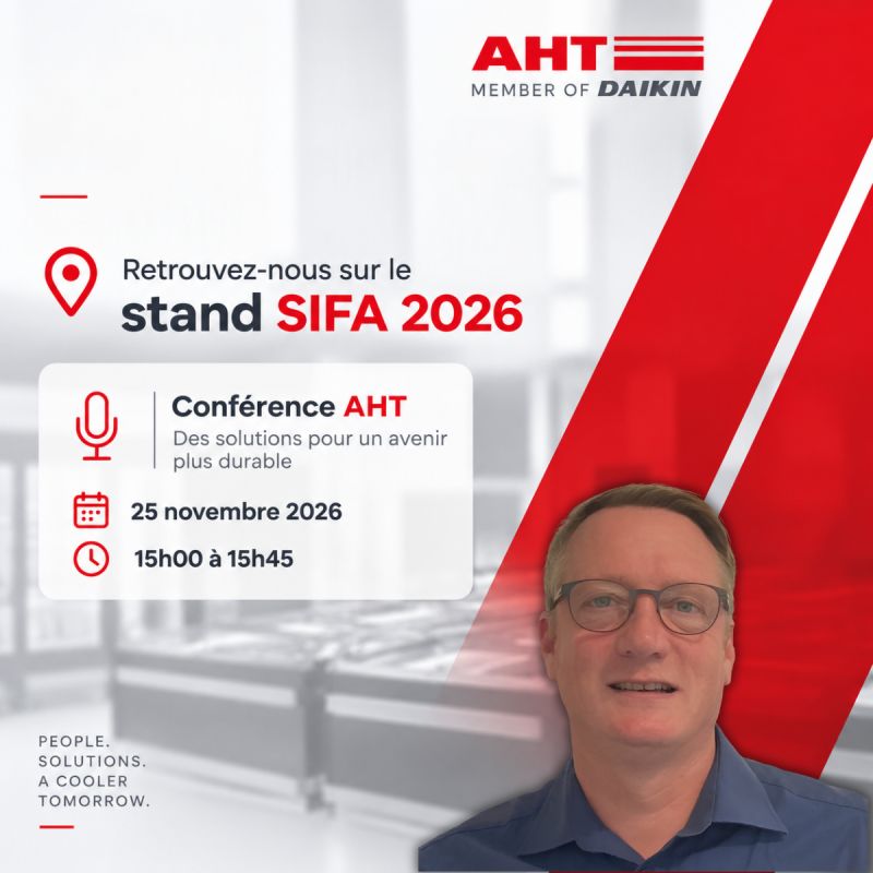 Conférence Waterloop : boucle d'eau pour réfrigération commerciale – AHT COOLING SYSTEMS FRANCE