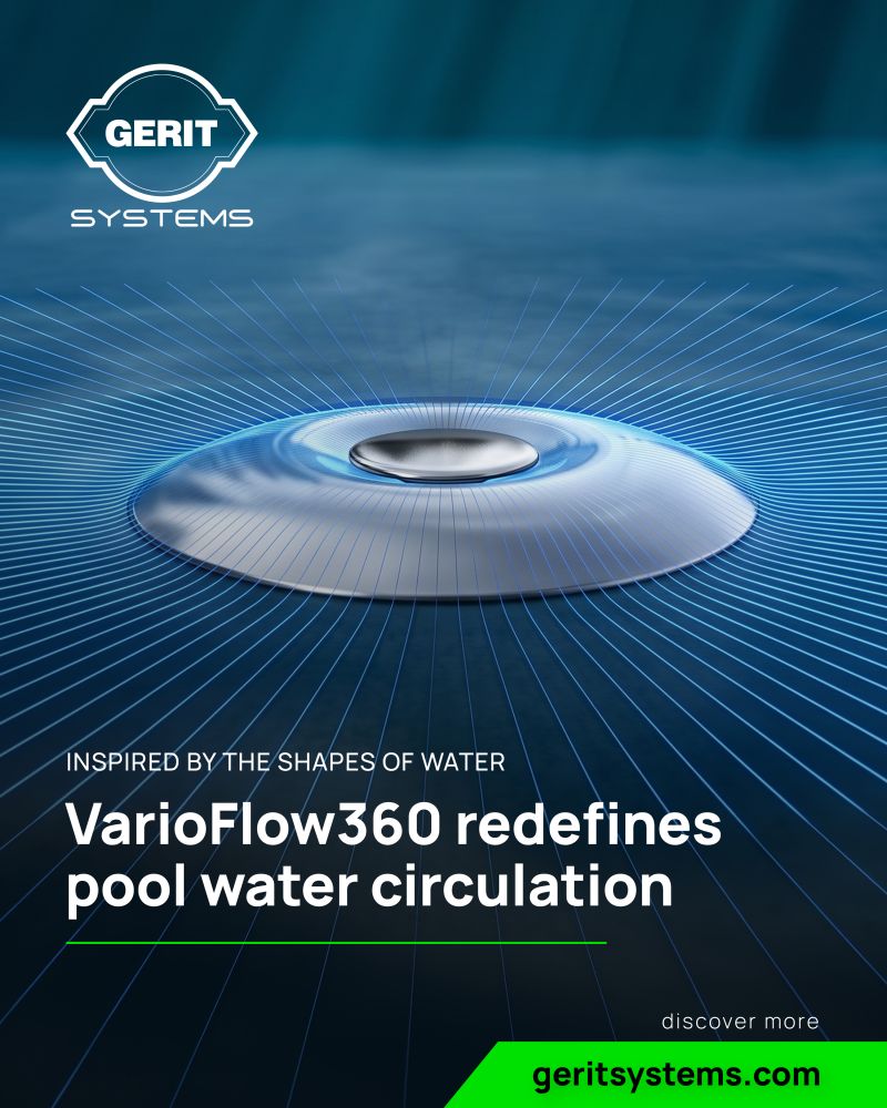 VarioFlow360, buse de refoulement de fond à flux 360° – Gerit Systems