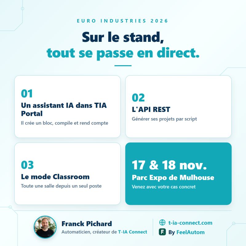 Un assistant IA qui code, compile et teste dans TIA Portal – T-IA Connect