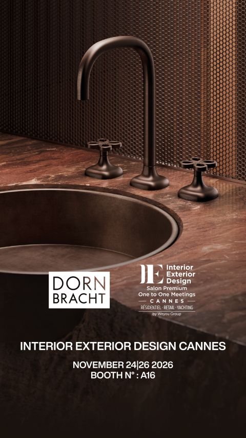 COYA, robinetterie salle de bain à forme Squircle – DORNBRACHT