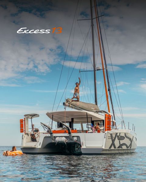 Excess 13, catamaran 15 m version 3 cabines modèle 2026 – Captain Nason Voile